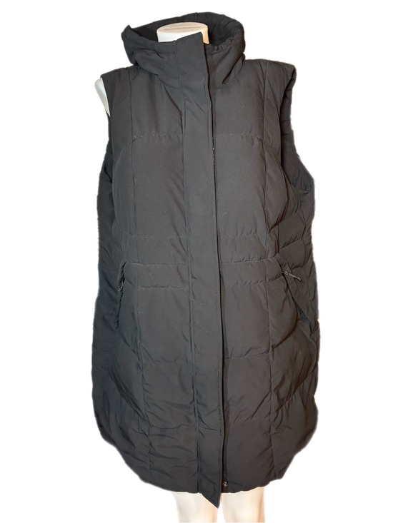 Lands' End Jackets & Blazers - Lands' End Black Long Quilted Puffer Vest